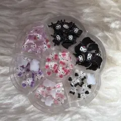 キティ　クロミ　ネイルパーツ