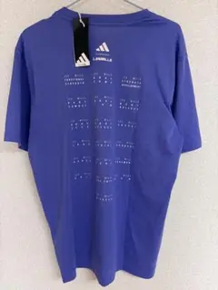 アディダス　レズミルズ　プログラム　半袖TシャツM ブルー系