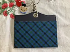 新品未使用 ファミリア チェック柄カードホルダー
