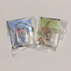 【未開封】ズートピア ブリスターチャーム ジュディ ＆ ニック 2点セット