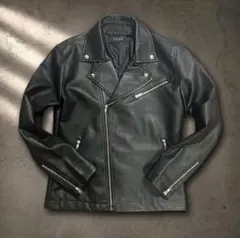 VICCI/ビッチ/ダブルライダース ジャケット 黒 44 M フェイクレザー