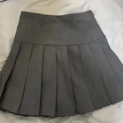 グレー プリーツスカート ミニ丈のサムネイル