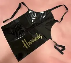 Harrods エプロン ブラック ゴールドロゴのサムネイル