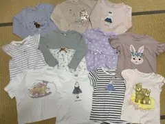 ロンT 半袖Tシャツ　110サイズセット　女の子