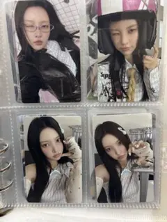 ILLIT NOT CUTE ANYMORE ユナ　４枚セット