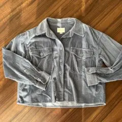 AMERICAN EAGLE グレー コーデュロイシャツのサムネイル