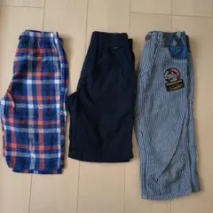 チェック柄半ズボン イオン ハーフパンツ