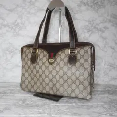 美品】GUCCIオールドGUCCIミニボストンシェリーラインPVC レザー