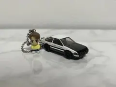 当時物 頭文字D AE86 ミニカー 藤原拓海 キーホルダー イニDのサムネイル
