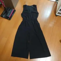 (ユニクロ)黒　サロペット　Sサイズ