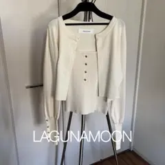 LAGUNAMOON 福岡限定 ビーンズボタンアンサンブル
