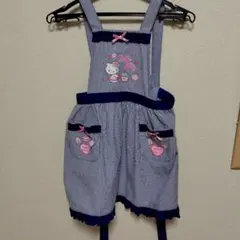 ハローキティ ストライプエプロン