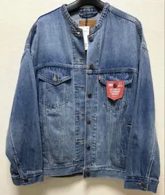 別注【LEVI’S】COLLARLESS XL TRUCKER：デニムジャケット