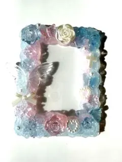 ホイップデコ♡ ブルー＆ピンク② B8硬質トレカケース