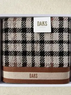 新品　DAKS チェック柄 バスタオル