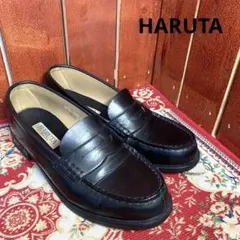 HARUTA コインローファー　ブラック　25cmEEE