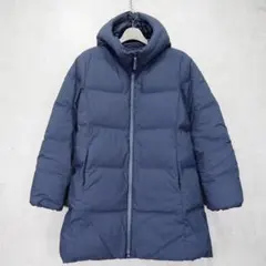 ★ユニクロ シームレスダウンショートコート /レディース(L)ネイビー/840のサムネイル