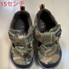 DOUBLE.B 迷彩 サンダル15センチ