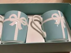 Tiffany & Co. ブルーボウ マグカップ ペアセット新品未使用 - メルカリ