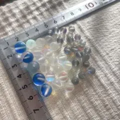 ルナフラッシュ ビーズ 詰め合わせ 6・8・10mm ガラス ハンドメイド素材