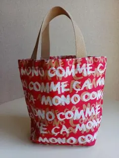 MONO COMME CA トートバッグ レッドのサムネイル