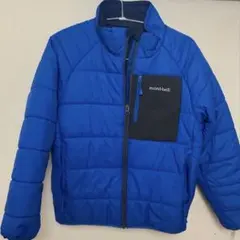 mont-bell 中綿コート 青 黒　リバーシブル　美品