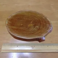 天然木製　飾り台　花置き　花台　インテリア置台　楕円形　敷板