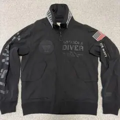 $ AVIREX U.S.NAVY ナイロンジャケット ブラック アヴィレックスのサムネイル