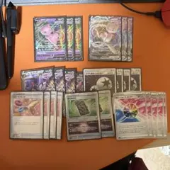 ミュウ v max デッキ　パーツ　まとめ売り