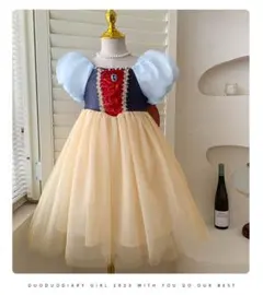 100ベビードレス　こどもドレス　ドレス　ディズニー　　結婚式　発表会