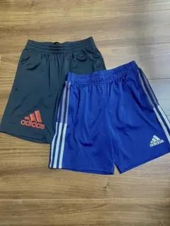 adidas アディダス ハーフパンツ 2枚セット 150・160 スポーツ