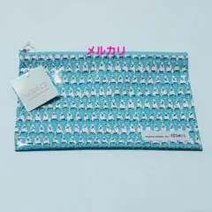 アランジアロンゾ　カッパ密密柄ビニールコーティングポーチ