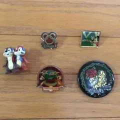 ディズニー　ピンバッジ　缶バッジ　チャーム　まとめ売り