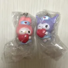 サンリオ ガチャ ナーススイングマスコット マイメロ クロミ