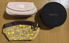 Dior CHANEL LANVIN ポーチ 3点セットのサムネイル