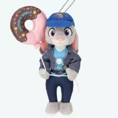 ディズニー ズートピア２ 新品未使用 ジュディホップス ぬいぐるみバッジ 最新作