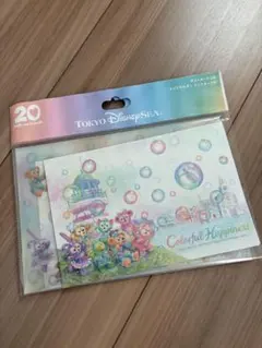 ディズニーリゾート購入品ダッフィ&フレンズ　カラフルハピネス ポストカードセット