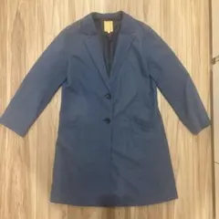 BEAMS HEART チェスターコート ブルー