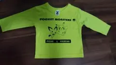ピカチュウ　長袖Tシャツ　カットソー　80cm