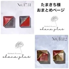 たまきち様おまとめ♡ ハンドメイドアクセサリー レジンピアス イヤリング