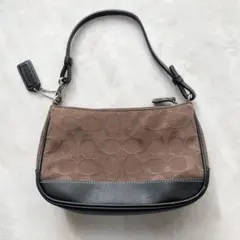 【美品】COACH コーチ ワンショルダーバッグ アクセサリーポーチ Y2K