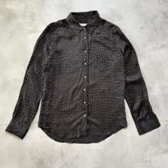 美品 エキプモン シルクシャツ 黒 ブラック XS エキプモンのシルクシャツ。 | 日々是ファッション。