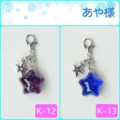 あや様専用　ガラス　レジン　チャーム