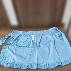サロンジェ フリル付き腰巻きエプロンのサムネイル
