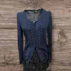 平成ギャル y2k フェアリーグランジ 森ガール ダークコア カーディガン