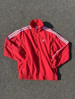 美品 adidas 赤 トラックジャケットのサムネイル