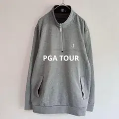PGA TOUR/長袖 ゴルフ ハーフジップ スウェット/トレーナー/3631
