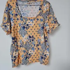 良品♡Rafaella 花柄 半袖チュニック【XL】 新品★