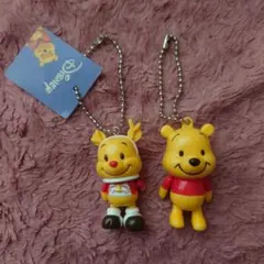 くまのプーさん キーホルダー 2個セット