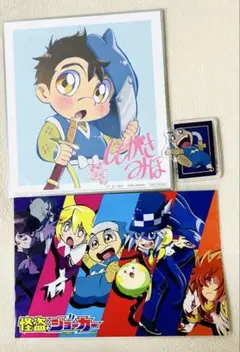 怪盗ジョーカー　ハチ　ミラクルくるくる描き下ろし色紙　他2点 計3種グッズセット